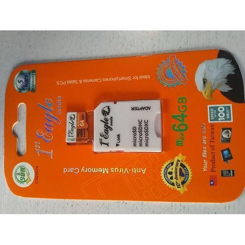 1st Eagle 64GB Anti Virus Memory Card Item | Buy 1st Eagle 64GB Anti Virus Memory Card | SPOP Enterprise Global